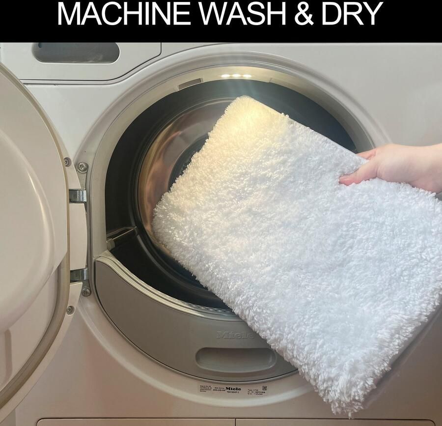 My home Badmat Juna badmat bijzonder zacht badmatten uni-kleuren (1 stuk) - Foto 3