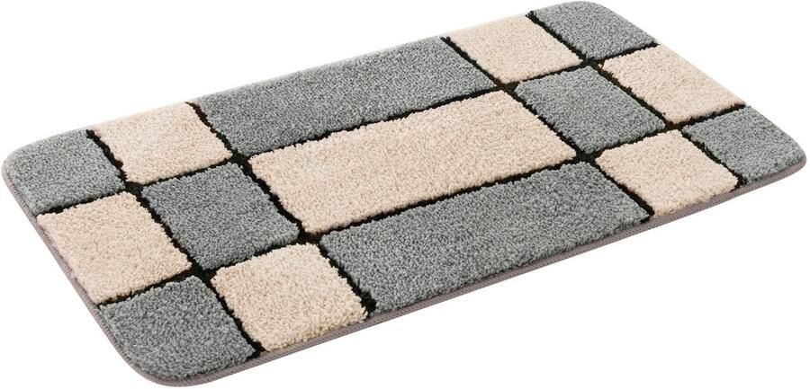 My home Badmat Melli Badkleed met patroon geruite badmat (1 stuk) - Foto 14