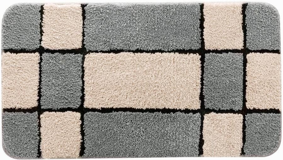 My home Badmat Melli Badkleed met patroon geruite badmat (1 stuk) - Foto 13