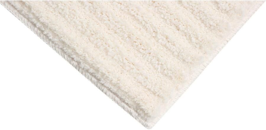 My home Badmat Ognon Scandi Boho modern patroon Badkleed uni-kleuren hoog-laag effect (1 stuk) - Foto 13