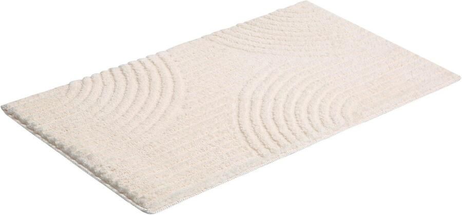 My home Badmat Ognon Scandi Boho modern patroon Badkleed uni-kleuren hoog-laag effect (1 stuk) - Foto 14