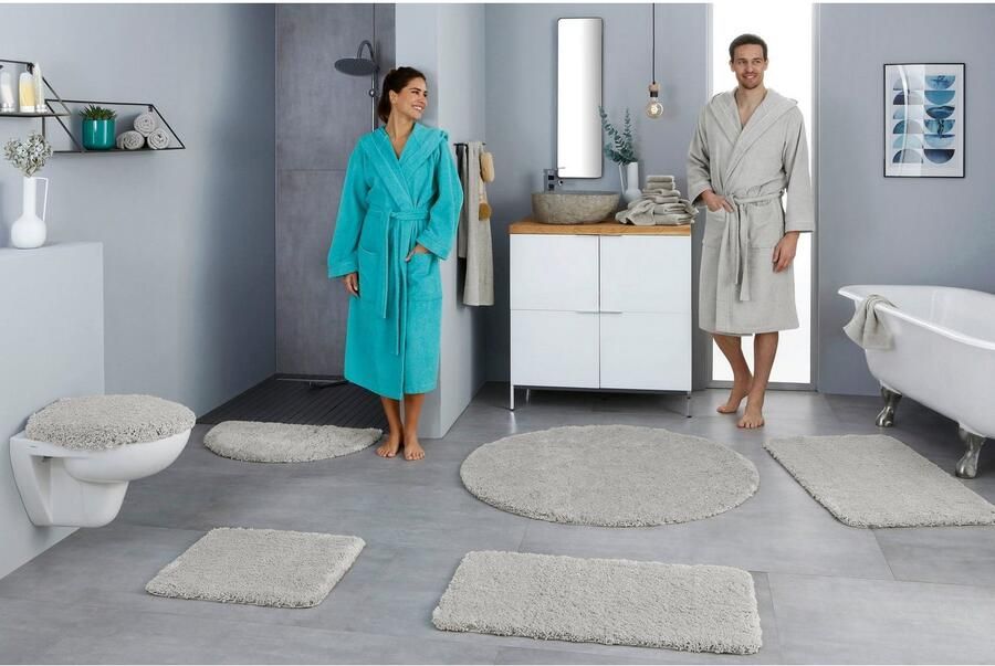 My home Handdoekenset Sanremo douchehanddoeken handdoeken gastendoeken zeepdoeken Handdoeken met randdessin unikleurige handdoekset van 100% katoen (set 12-delig) - Foto 4