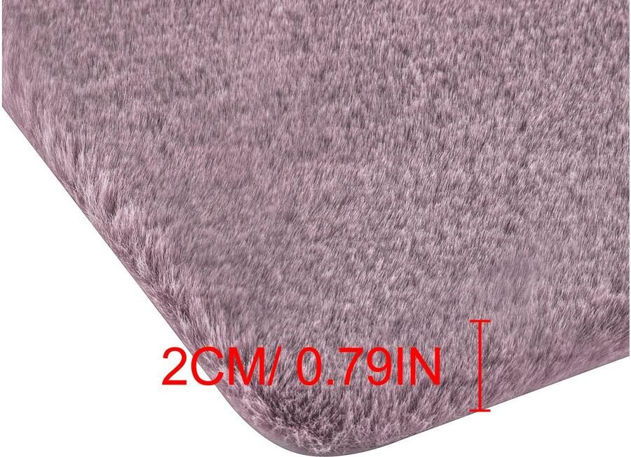 My home Badmat Valeria konijnenbont-haptiek (1 stuk) - Foto 10