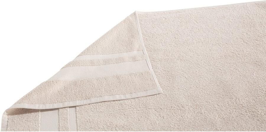 My home Badmat Vanessa 2-delig Hotelmatten-Set 2-delige set uni badmatten set randdessin 100% katoen (2 stuks) - Foto 4