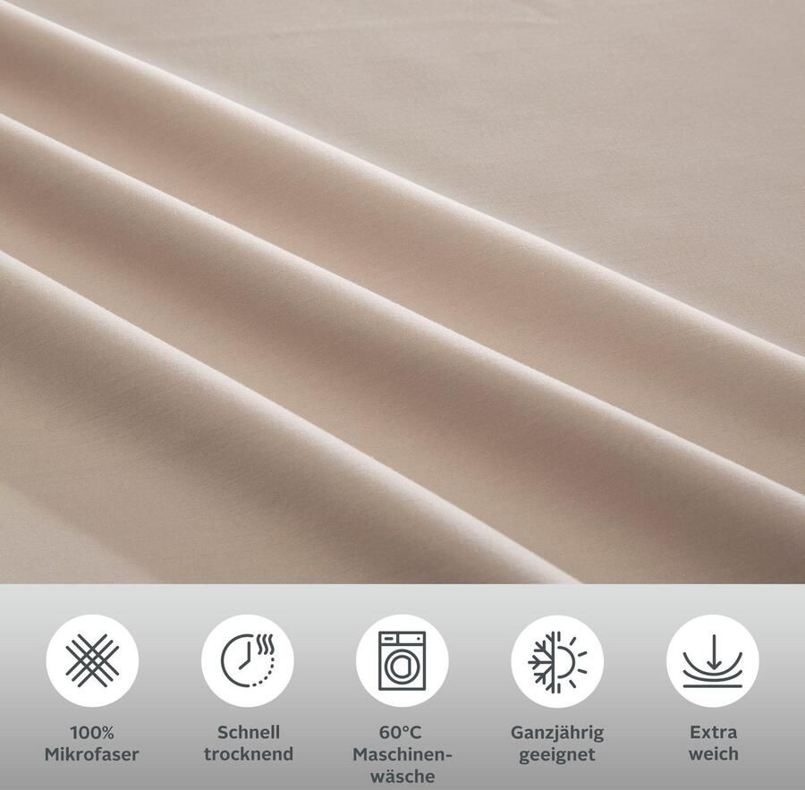 My home Beddengoed Desner2 Premium kwaliteit zeer zacht uni vanaf 135x200 cm - Foto 2