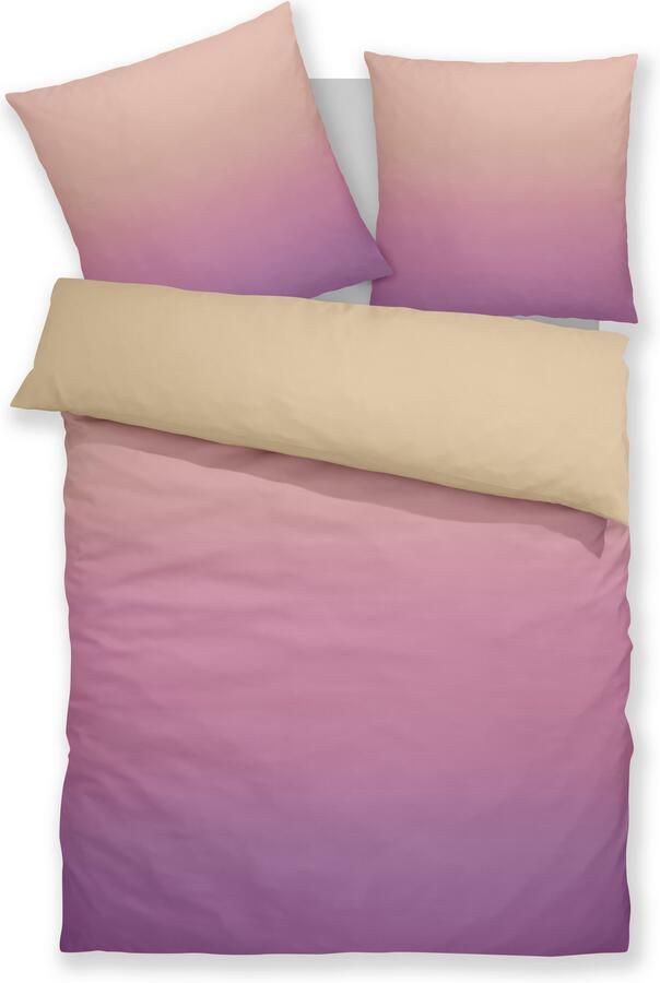 My home Beddengoed JARETH 100 % polyester zeer zacht allergievriendelijk met kleurverloop (2-delig) - Foto 4