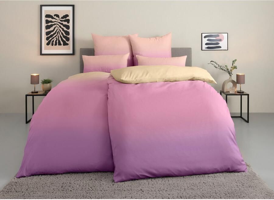 My home Beddengoed JARETH 100 % polyester zeer zacht allergievriendelijk met kleurverloop (2-delig) - Foto 3