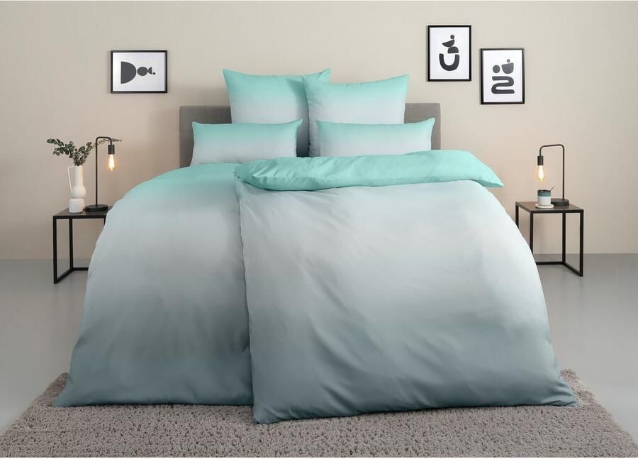 My home Beddengoed JARETH 100 % polyester zeer zacht allergievriendelijk met kleurverloop (2-delig) - Foto 3