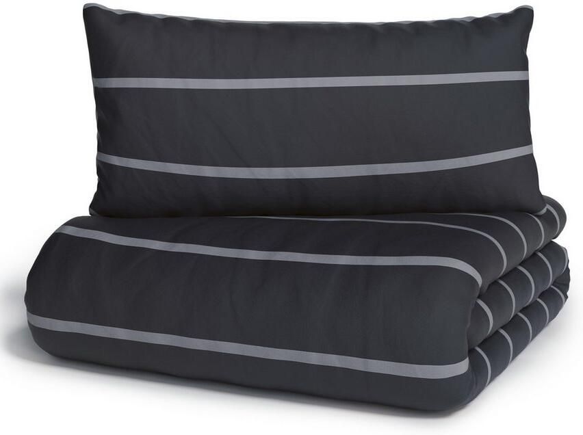 My home Beddengoed Katja Dekbedovertrek van katoen dekbedovertrek met streepdesign reversible-look (2-delig) - Foto 7