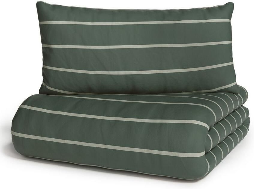 My home Beddengoed Katja Dekbedovertrek van katoen dekbedovertrek met streepdesign reversible-look (2-delig) - Foto 7
