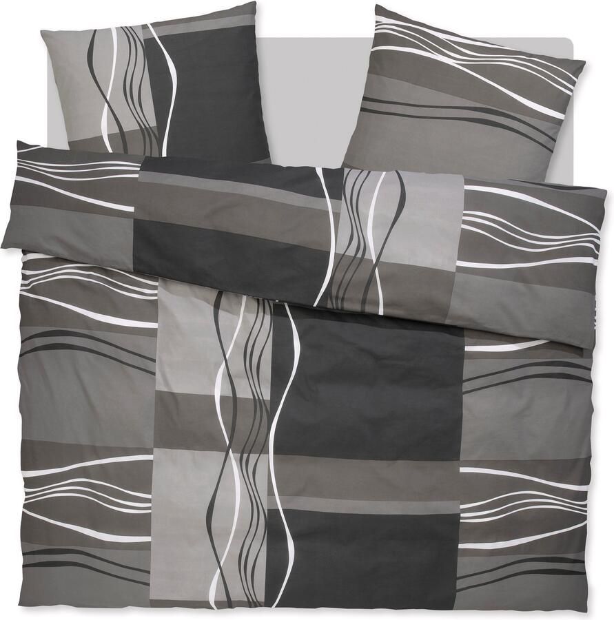 My home Beddengoed Kelian in verschillende kwaliteiten gedessineerde dekbedovertrek - Foto 7