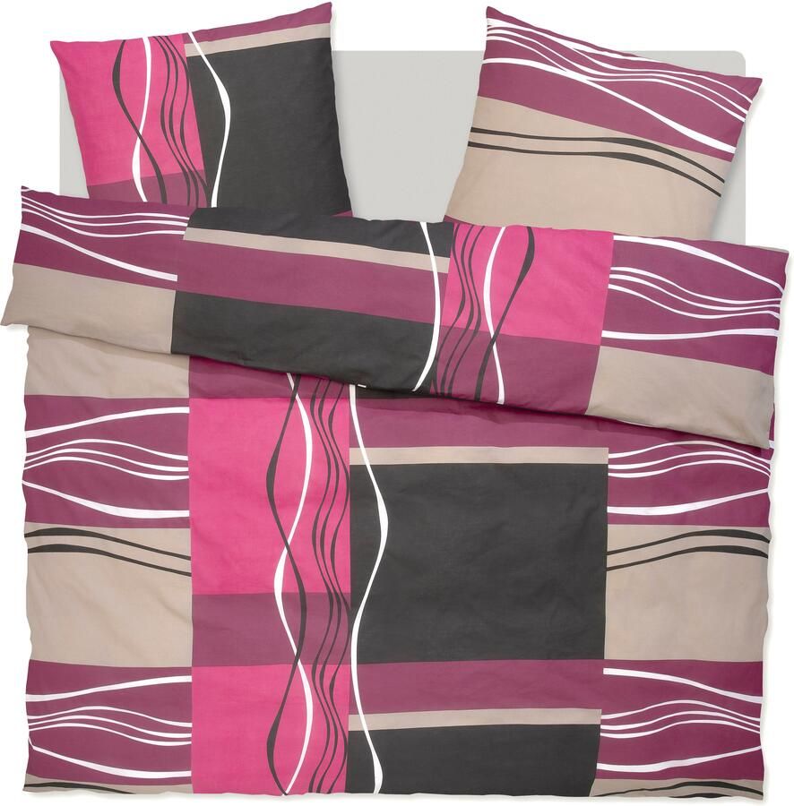 My home Beddengoed Kelian in verschillende kwaliteiten gedessineerde dekbedovertrek - Foto 7