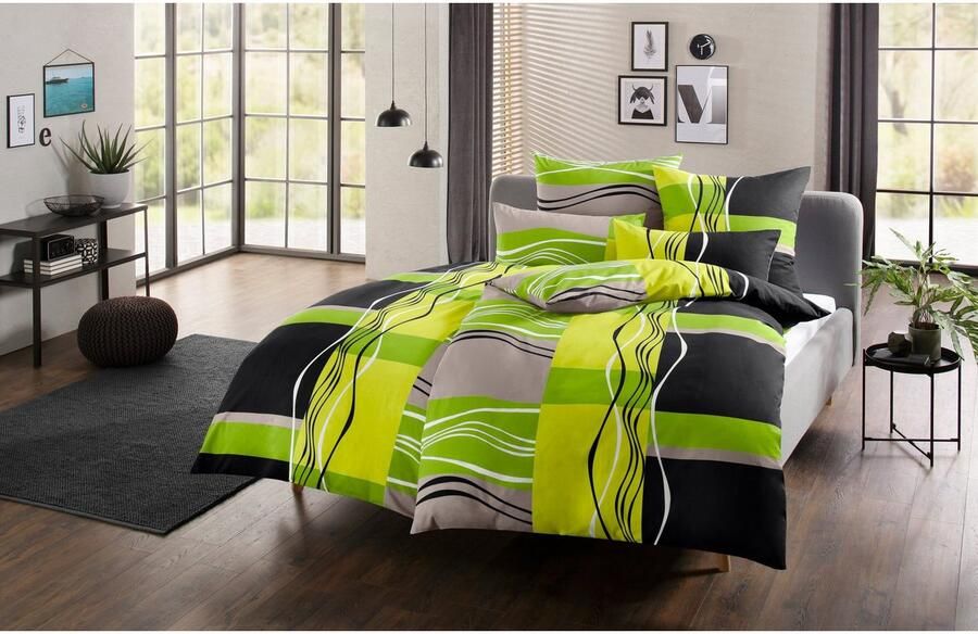 My home Beddengoed Kelian in verschillende kwaliteiten gedessineerde dekbedovertrek - Foto 6