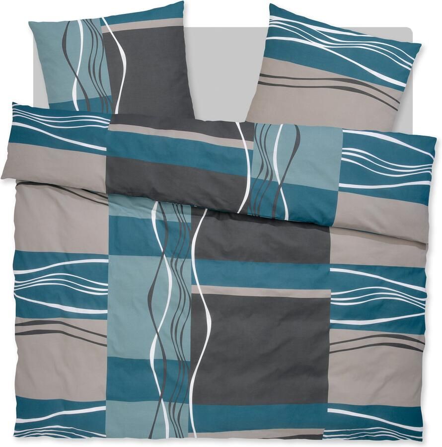 My home Beddengoed Kelian in verschillende kwaliteiten gedessineerde dekbedovertrek - Foto 7