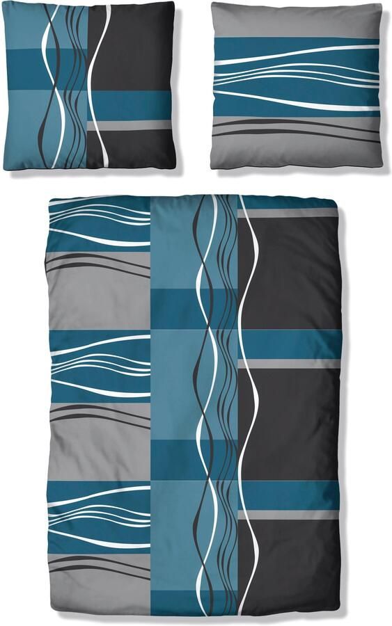 My home Beddengoed Kelian in verschillende kwaliteiten gedessineerde dekbedovertrek - Foto 5