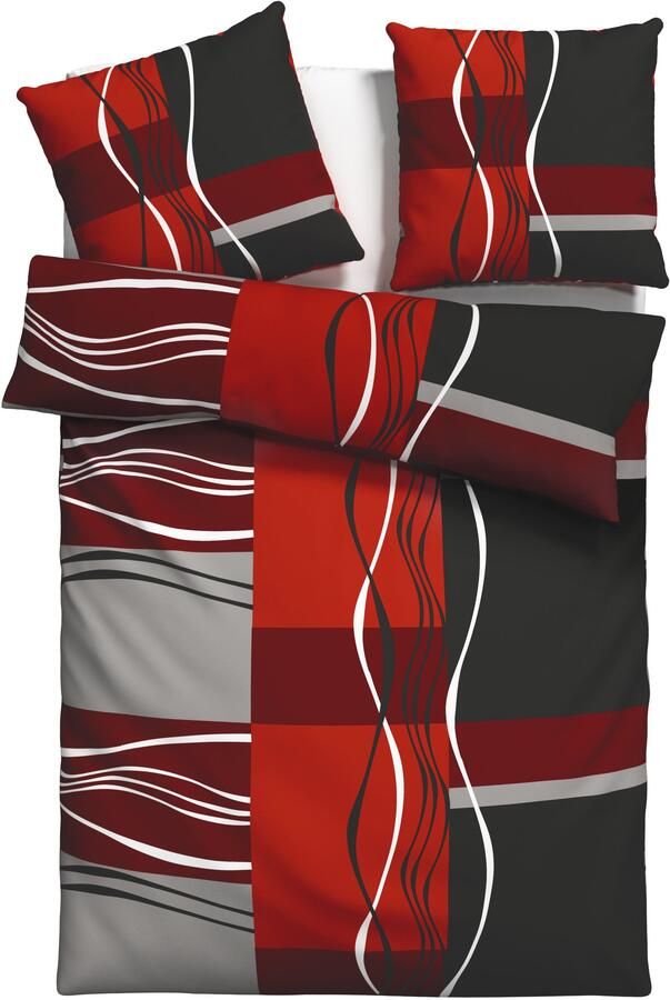 My home Beddengoed Kelian in verschillende kwaliteiten gedessineerde dekbedovertrek - Foto 5