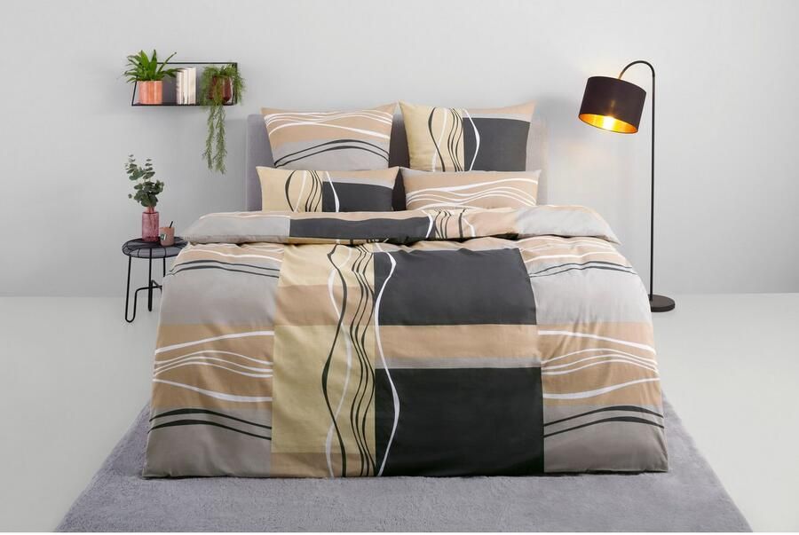 My home Beddengoed Kelian in verschillende kwaliteiten gedessineerde dekbedovertrek - Foto 5