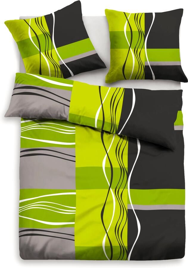 My home Beddengoed Kelian in verschillende kwaliteiten gedessineerde dekbedovertrek - Foto 5