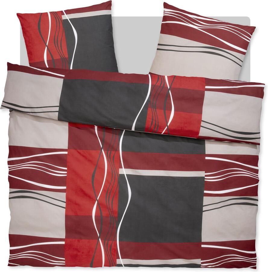 My home Beddengoed Kelian in verschillende kwaliteiten gedessineerde dekbedovertrek - Foto 7