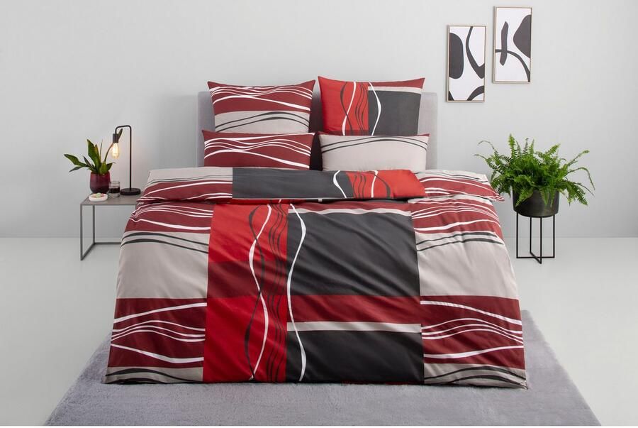 My home Beddengoed Kelian in verschillende kwaliteiten gedessineerde dekbedovertrek - Foto 6