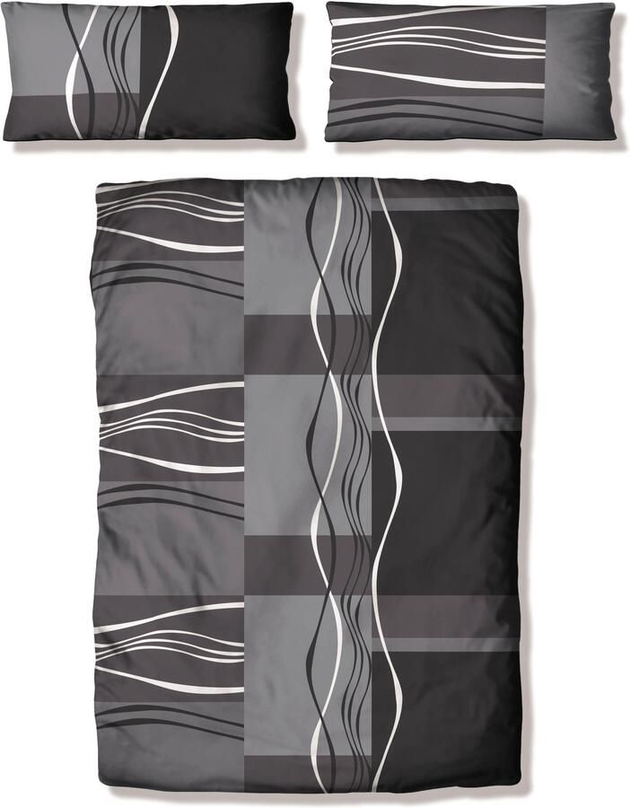 My home Beddengoed Kelian in verschillende kwaliteiten gedessineerde dekbedovertrek - Foto 5