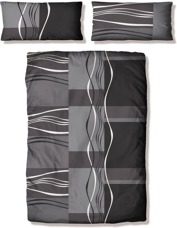 My home Beddengoed Kelian in verschillende kwaliteiten gedessineerde dekbedovertrek - Foto 5