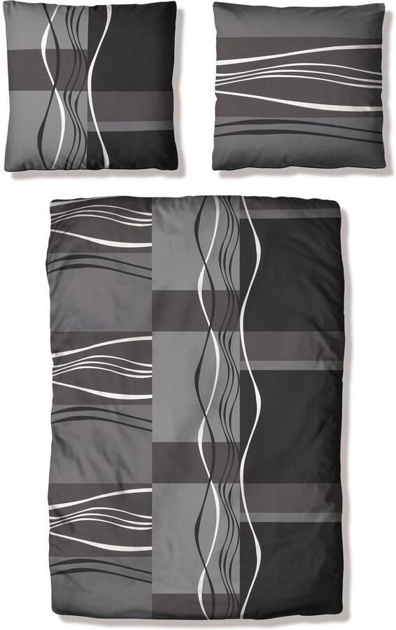 My home Beddengoed Kelian in verschillende kwaliteiten gedessineerde dekbedovertrek - Foto 4