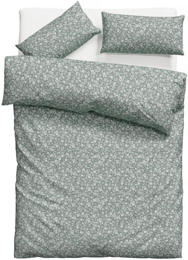 My home Beddengoed Mariby met fijn bloemetjesontwerp scandinavisch romantisch beddengoed (2-delig) - Foto 4