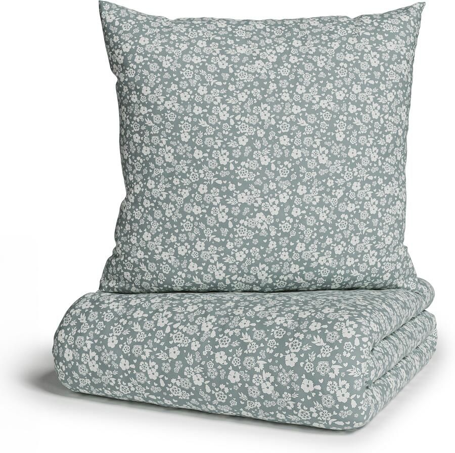 My home Beddengoed Mariby met fijn bloemetjesontwerp scandinavisch romantisch beddengoed (2-delig) - Foto 8