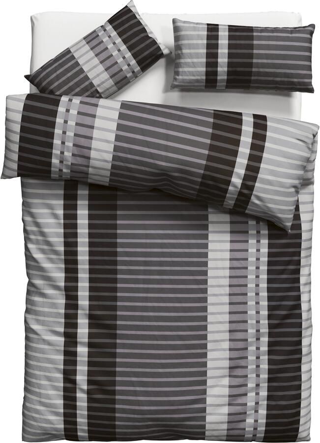My home Beddengoed Philine met moderne strepen beddengoed van katoen vanaf maat 135x200 cm (2-delig) - Foto 7