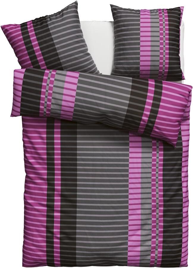 My home Beddengoed Philine met moderne strepen beddengoed van katoen vanaf maat 135x200 cm (2-delig) - Foto 7