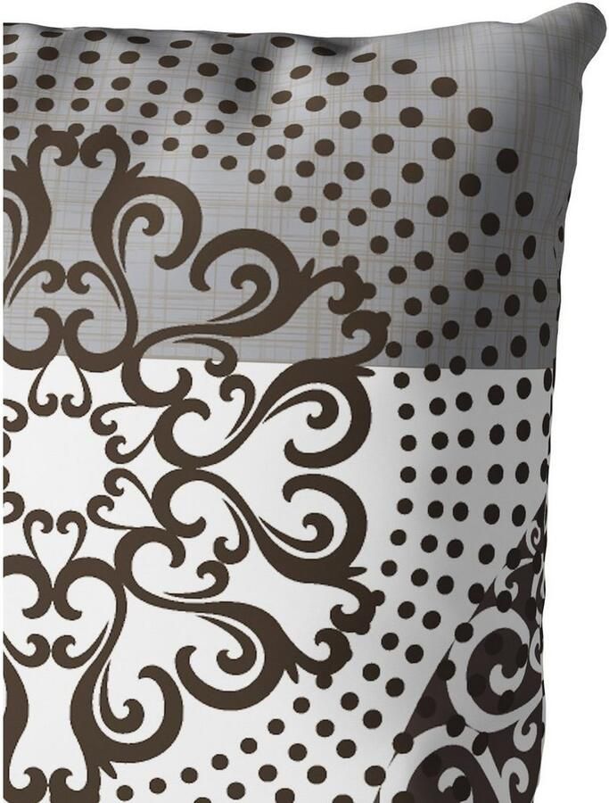 My home Beddengoed Tesso in mt. 135x200 155x220 of 200x200 cm Katoen dekbedovertrek met ornamenten en in verschillende kwaliteiten - Foto 6