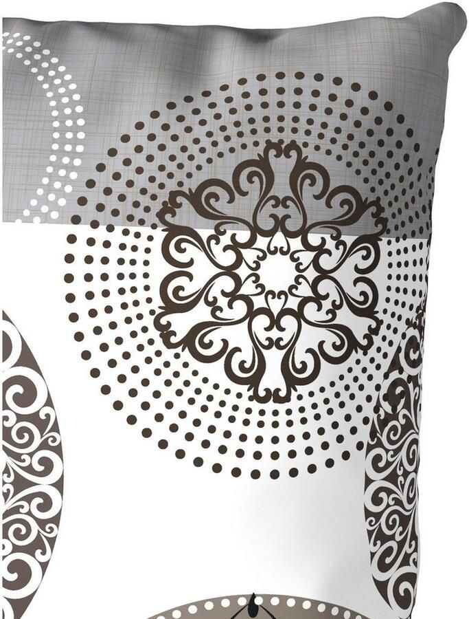 My home Beddengoed Tesso in mt. 135x200 155x220 of 200x200 cm Katoen dekbedovertrek met ornamenten en in verschillende kwaliteiten - Foto 5