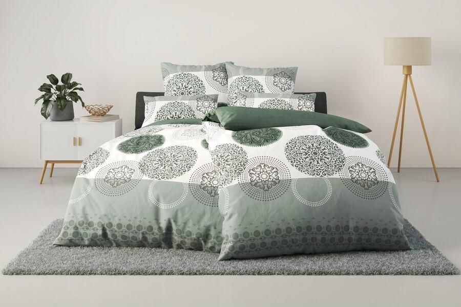 My home Beddengoed Tesso in mt. 135x200 155x220 of 200x200 cm Katoen dekbedovertrek met ornamenten en in verschillende kwaliteiten - Foto 10