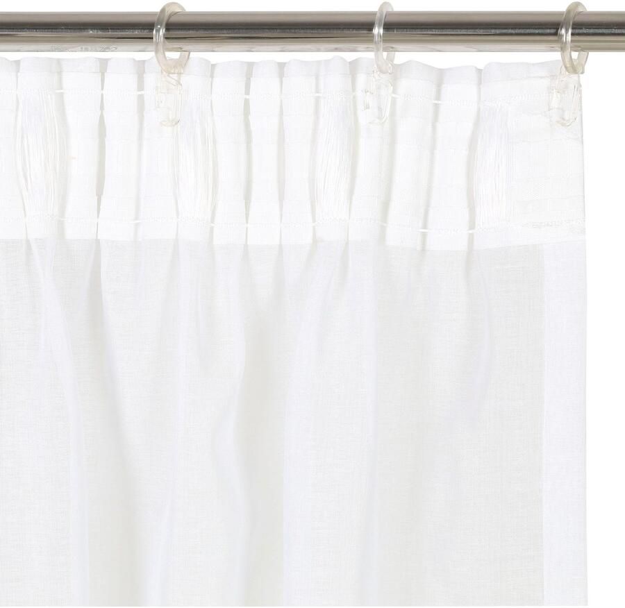 My home Gordijn DOLLY transparant glad geweven (1 stuk)