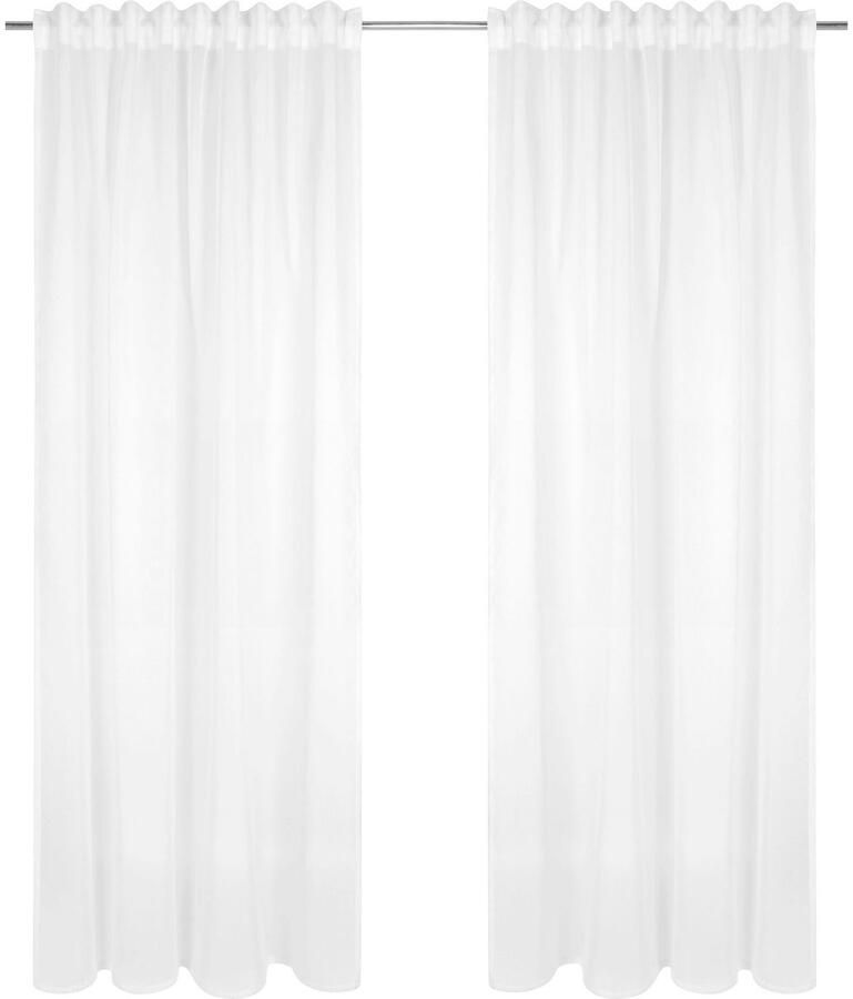 My home Gordijn DOLLY transparant glad geweven (1 stuk) - Foto 9