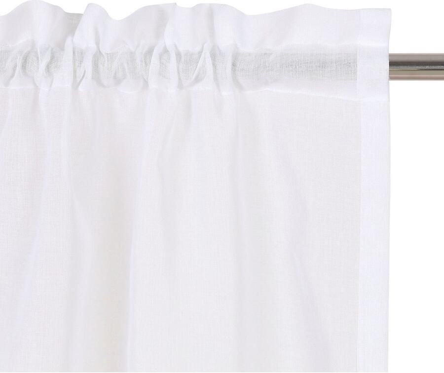 My home Gordijn DOLLY transparant roedezoom geweven gedessineerd verschillende maten (1 stuk) - Foto 4