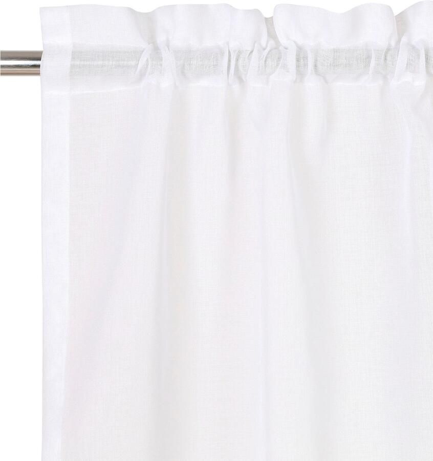 My home Gordijn DOLLY transparant roedezoom geweven gedessineerd verschillende maten (1 stuk) - Foto 3