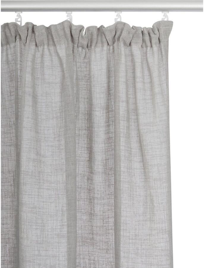 My home Gordijn Fiete Linnen-look bescherming tegen inkijk halftransparant uni linnen-look (1 stuk) - Foto 4