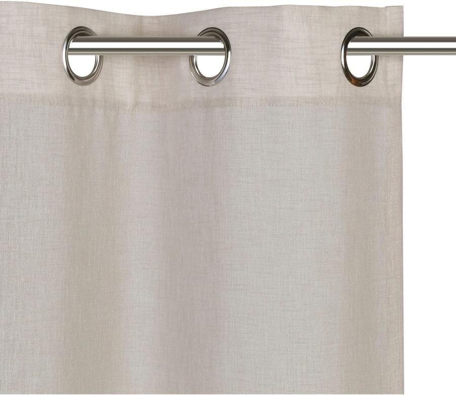 My home Gordijn Fiete Linnen look monochroom basic onderhoudsvriendelijk verschillende maten (1 stuk) - Foto 3