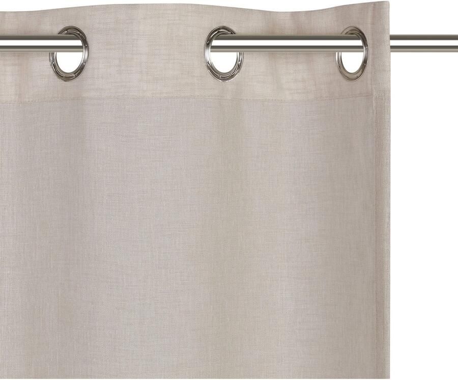 My home Gordijn Fiete Linnen look monochroom basic onderhoudsvriendelijk verschillende maten (1 stuk) - Foto 5