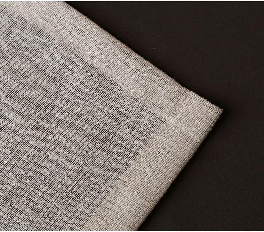 My home Gordijn Fiete Linnen look monochroom basic onderhoudsvriendelijk verschillende maten (1 stuk) - Foto 2