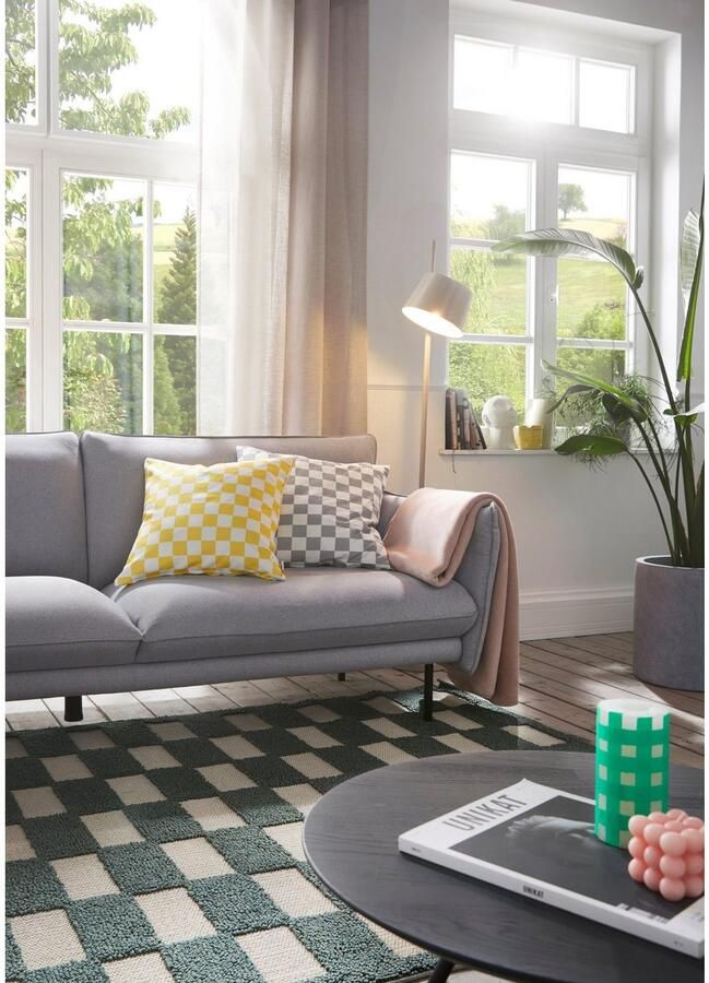 My home Gordijn Fiete Linnen look monochroom basic onderhoudsvriendelijk verschillende maten (1 stuk) - Foto 7