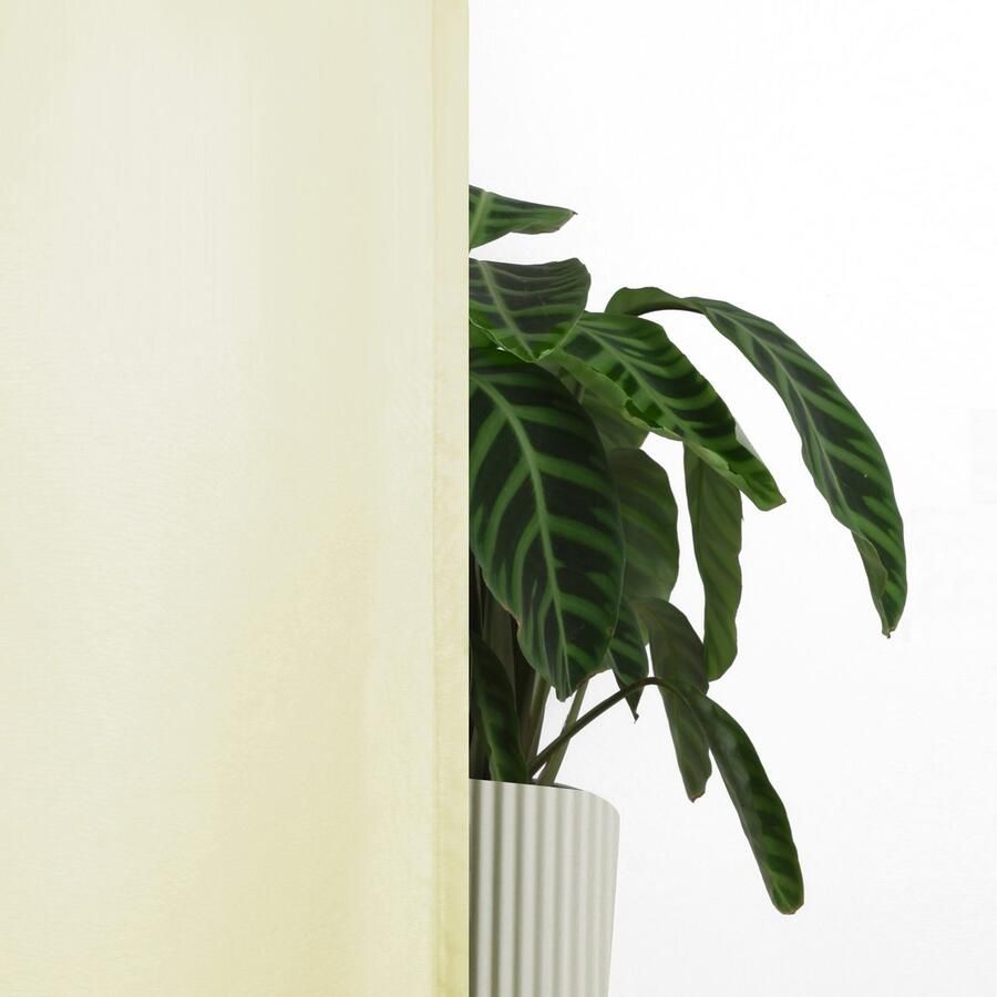 My home Gordijn Raja 2-pack bestseller effen modern onderhoudsvriendelijke microvezel (2 stuks)