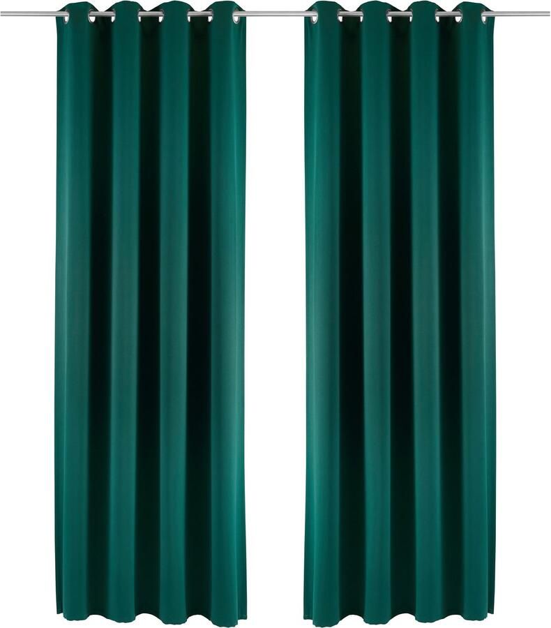 My home Gordijn Sola Sjaal effen verduisterend extra breed. 1 2 set gordijnen - Foto 2