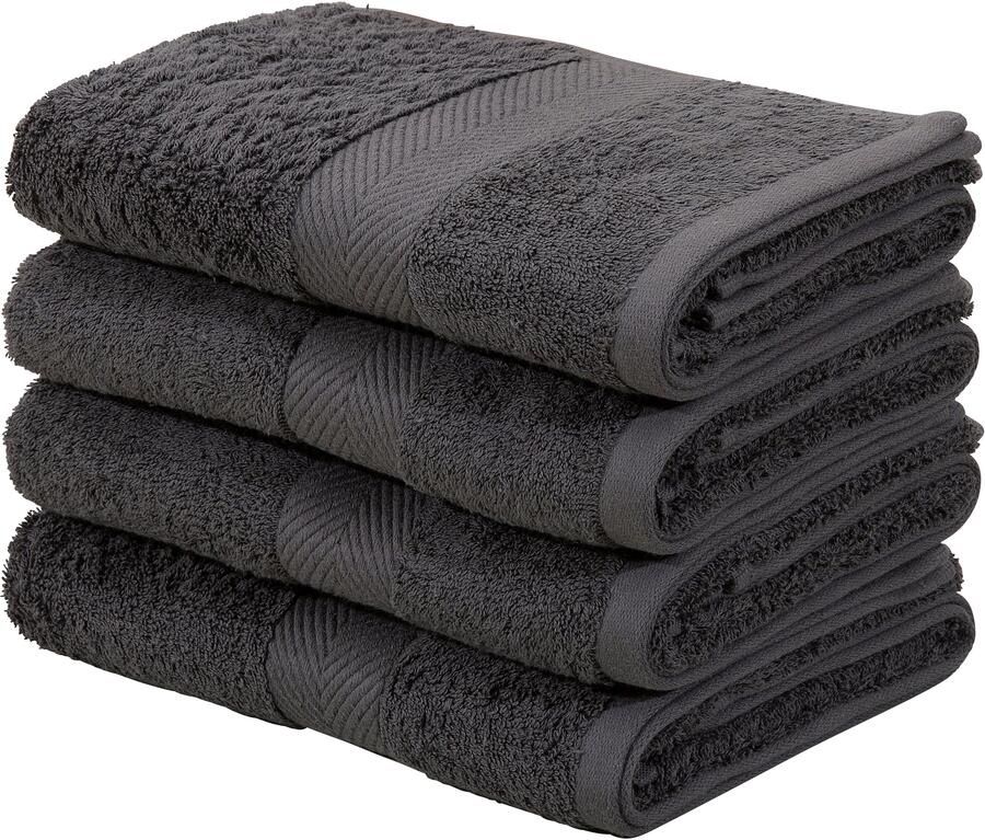 My home Handdoeken Eva 4 handdoeken 50x100 Premium-kwaliteit 550g m² (4 stuks)