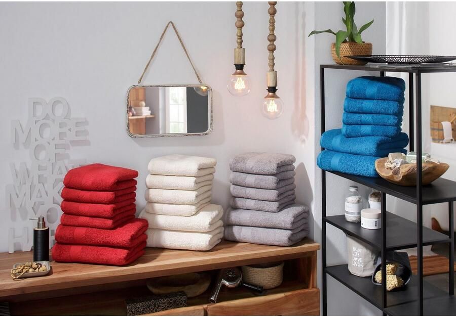 My home Handdoeken Eva 4 handdoeken 50x100 Premium-kwaliteit 550g m² (4 stuks) - Foto 4