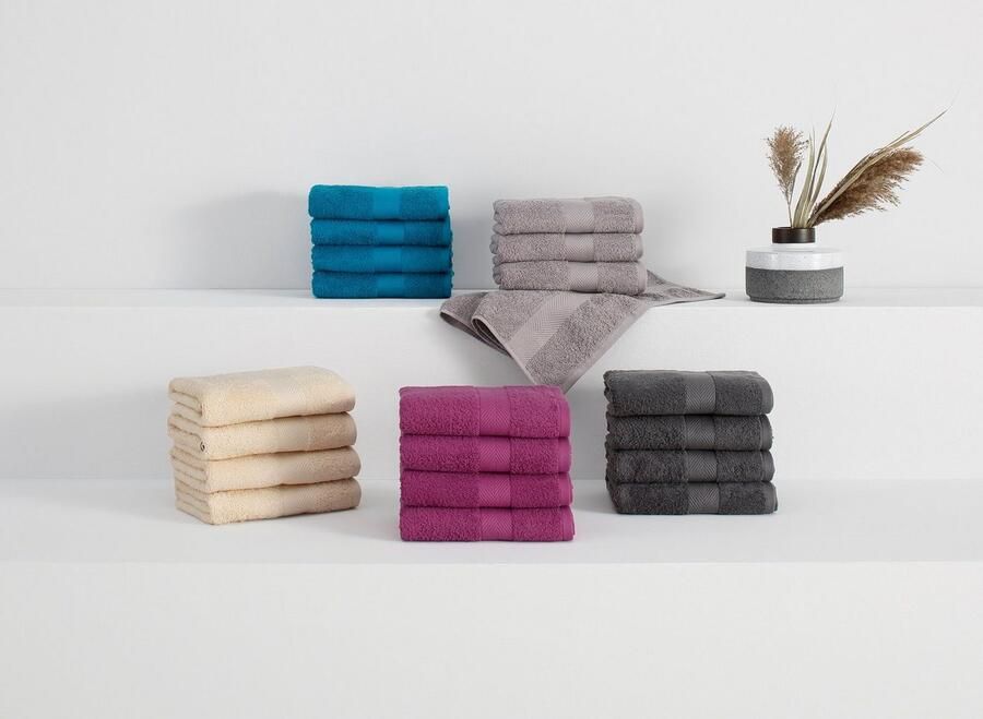 My home Handdoeken Eva 4 handdoeken 50x100 Premium-kwaliteit 550g m² (4 stuks) - Foto 3