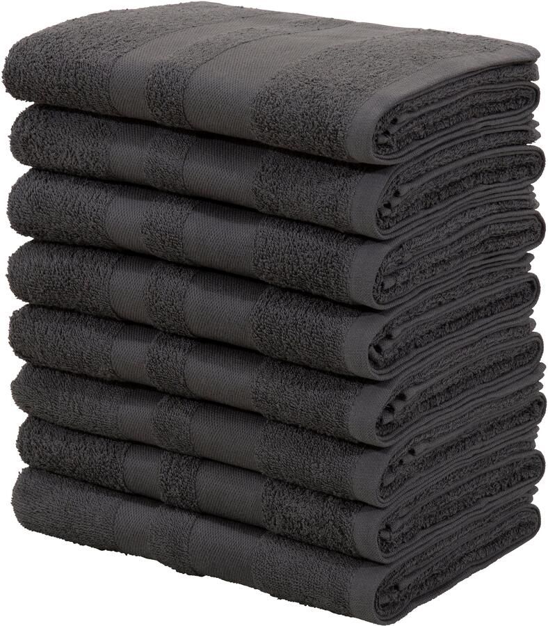 My home Handdoeken Vanessa als set en serie verkrijgbaar 8 handdoeken 50x100cm (set 8 stuks)