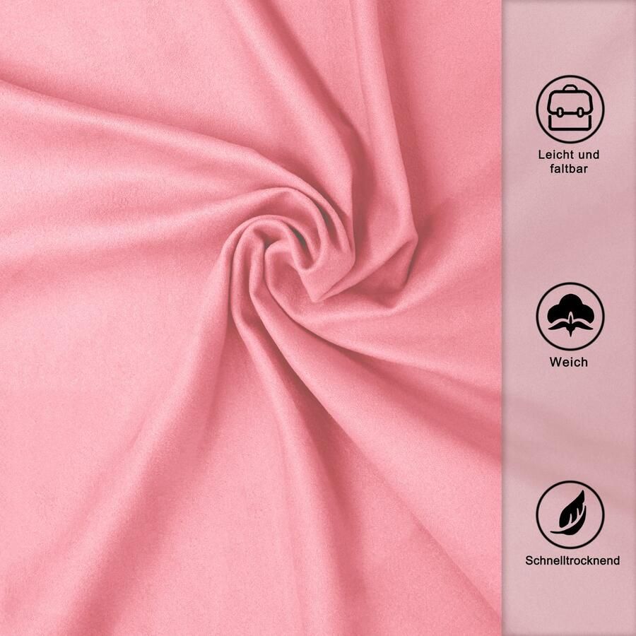 My home Handdoeken Xavi 4 delen ideaal als sporthanddoek reishanddoek strandlaken (4 stuks) - Foto 4